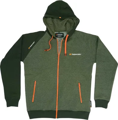 Produktbild von Tandem Baits Leichte Herren Hoodie mit Reißverschluss und Kapuze, Kapuzenjacke für Männer, Tactical Zip Hoodie, Atmungsaktiv und Leicht, Camping Angeln Wandern Outdoor Sport Training Size M