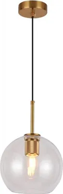 Produktbild von GTV - Pendelleuchte GIGLAS Deckenleuchte AC220-240V,50/60Hz,1*E27, IP20,DURCHM. 20 CM,einzeln,gold
