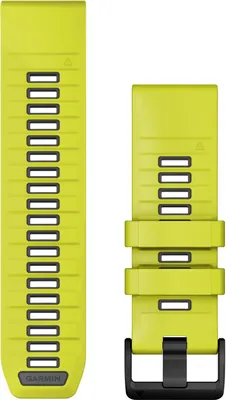 Garmin 010-13393-08 Quickfit Silikonband 26 mm Gelb/Graphit 1