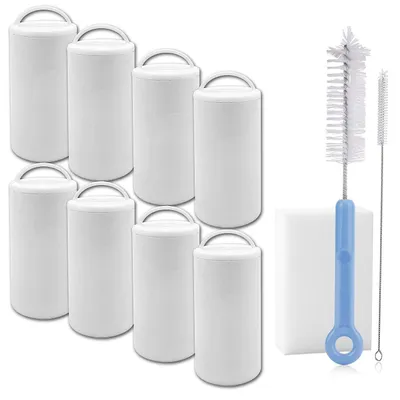 Immagine prodotto di Filtri a carbone di ricambio per fontanelle per acqua potabile, set da 8, con kit di pulizia