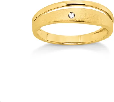 Produktbild von Orolino Ring 585/- Gold gelb 056 (17,8) Brillant weiß 067370129