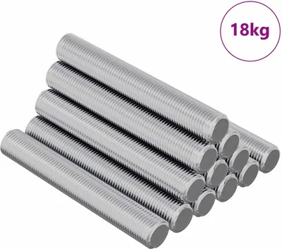 Image de Tige filetée 1000 pcs Argenté Acier