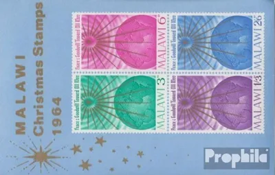 Produktbild von Briefmarken Malawi 1964 Mi Block1 (kompl.Ausg.) postfrisch Weihnachten