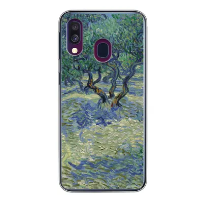 Produktbild von MuchoWow® Handyhülle Schutzhülle Hülle für Samsung Galaxy A40 Der Olivenhain - Vincent van Gogh Silikon Softcase Handy Hülle - Handy-Tasche