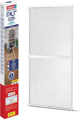 Produktbild von moskitiera tesa 55415-00000-00 tesa ALU FOLD do drzwi, biała