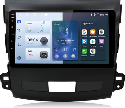 Zdjęcie produktu dla 9'' Android12 GPS Navi WIFI BT DAB 1+32GB Autorádio pro Mitsubishi Outlander 2006-2011