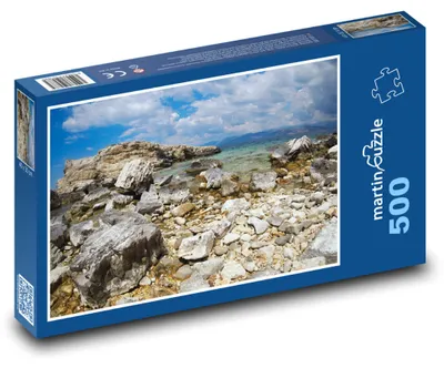 Obrázok produktu pre Puzzle 500 Kamenité pobrežie a more - martinpuzzle