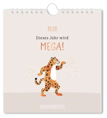 Produktbild von Postkartenkalender 2025 Dieses Jahr wird mega!