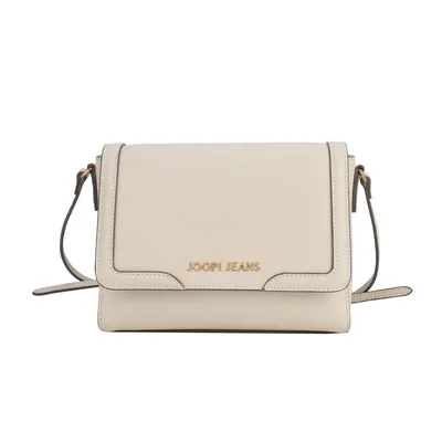 Produktbild von Joop! Jeans Damen Überschlagtasche/ Schultertasche/ Umhängetasche LORENA Beige Kunstleder -