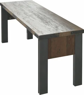 A product shot of a bench against a white background.