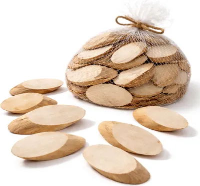 Produktbild von 20 Astscheiben Holz Scheibe Ahorn ca. 5-18cm schräg Baumscheibe Holzscheibe