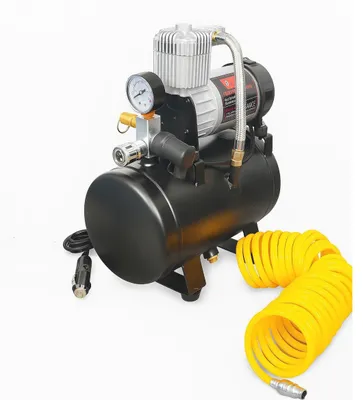Obrázek produktu pro Přenosný kompresor na huštění pneumatik s duší – 12 V, 15 A, 3 l, 150 PSI, 60 l/min