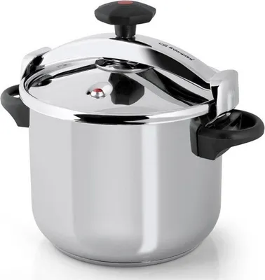 Produktbild von Orbegozo hpl 12070 classic Schnellkochtopf - Fassungsvermögen 12 Liter - dreifache Sicherheit - System de progressiver Verschluss - geeignet für alle Arten de Brände - sichere Seitengriffe -