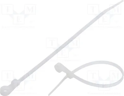 Produktbild von 100x Kabelbinder W: 3,6mm L: 170mm mit Befestigungsöffnung FIX-M-3.6X170S/N Kabelb