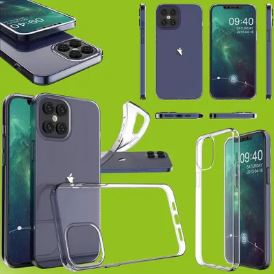 Immagine prodotto di Per Apple iPhone 12 Pro Max Silicone TPU trasparente Custodia del telefono cellulare caso nuovo