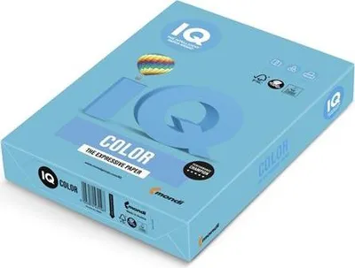 Obrázok produktu pre Farebný papier IQ Color A4 - AB48, azúrový, 160 g/m2, 250 listov