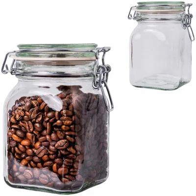 Produktbild von Zaplanowane Glas-Vorratsdose 750ml mit Bügelverschluss luftdicht