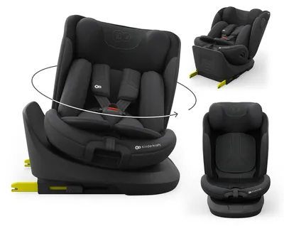 Produktbild von Kinderkraft I-GROW 2 PRO Kindersitz 0-36 kg, I-SIZE 40-150 cm, 360 grad drehbar,