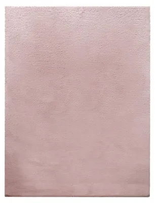 Produktbild von TT Home Hochflor Teppich Schlafzimmer Shaggy Kunstfell Flauschig Kaninchenfell Imitat In Rosa Größe 160x230 cm