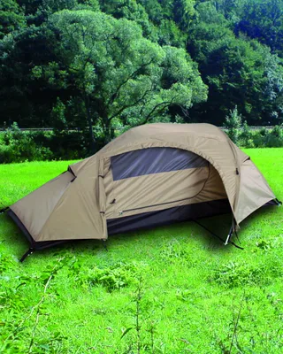 Produktbild von Mil-Tec Einmannzelt, "Recom", coyote tan