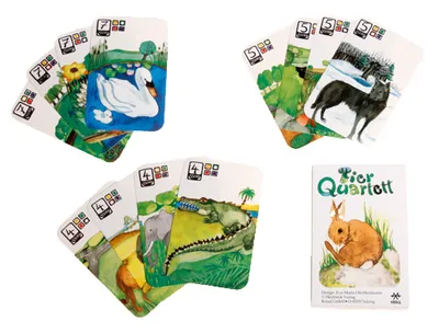 Produktbild von ISBN KR9740 Tierquartett, Andere Formate