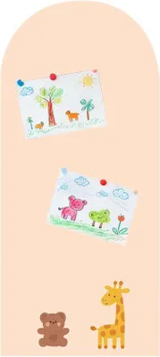 Produktbild von Famanu Magnetisches Schulboard - Flexibles Schreibsurface - 50x5x5 cm - Rosa