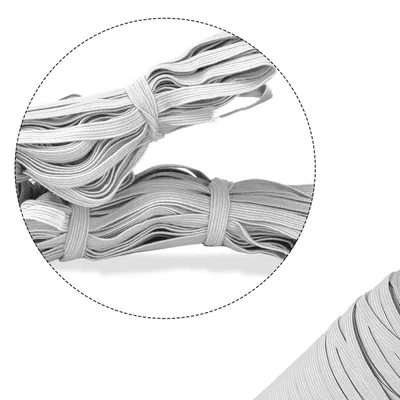 Elastisches Band 5 mm x 10 m – weißes Nähgummi
