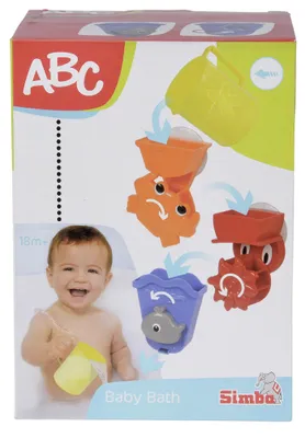 Produktbild von Simba Toys ABC Badespielset, Badeset, 1,5 Jahr(e), Mehrfarbig, Acrylnitril-Butadien-Styrol (ABS)