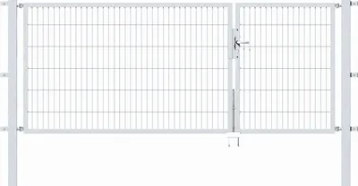 Image de Alberts 647049 Porte double Flexo avec accessoires, anthracite, largeur 100 + 200 cm, hauteur 200 cm