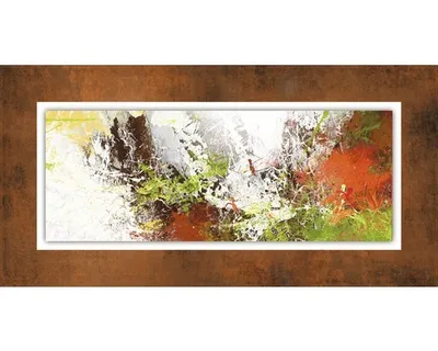 Produktbild von Metallbild Abstraction V 100x50 cm