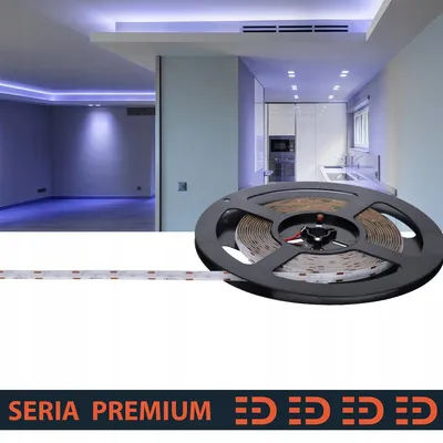 Immagine prodotto di Striscia LED Prescot, tecnologia COB, colore blu, 5 metri, 480 LED per metro, 12V