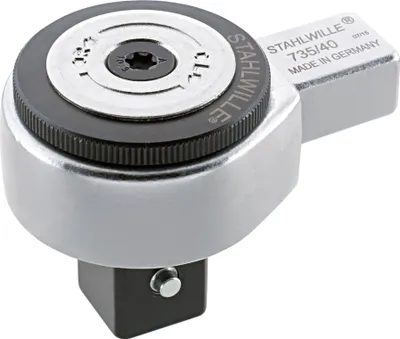 Produktbild von STAHLWILLE 58250040, Torque wrench end fitting, Chrom, 1 Stück(e), 515 g