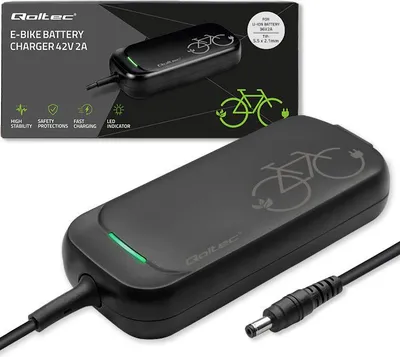 Image de Qoltec Charger for ebike 36V 42V 2A 5.5x2.1