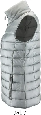 Produktbild von SOL'S Damen Steppweste Outdoor Mode Weste Stepp Weste Winterweste, Größe:M, Farbe:Metal Grey