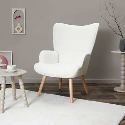 Image de Fauteuil Bouclette Blanc