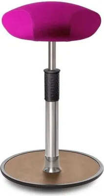 Produktbild von Sitz- Stehhocker Free Tall Triangel kvadrat Divina Melange Pink Chrom /Natur.