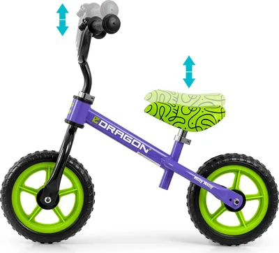 Obrázok produktu pre Milly Mally Rowerek biegowy Dragon Violet
