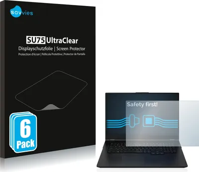 Produktbild von 6x Für Zenec Z-E2055 Schutzfolie Savvies Displayschutz Display Schutz Folie Klar Transparent
