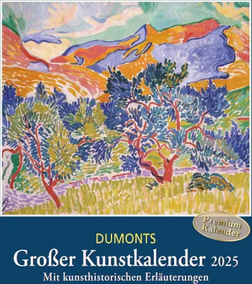 Produktbild von DUMONTS Großer Kunstkalender 2025 - Klassische Moderne, Impressionisten, Expressionisten - Wandkalender Format 45 x 48 cm