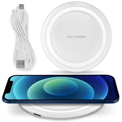 Produktbild von QI Wireless Ladestation für Apple iPhone 17 16 Pro Max Induktive Ladegerät 15W