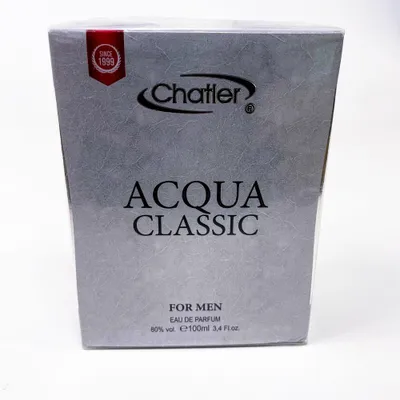 Produktbild von CHATLER Acqua Classic Herren Eau de Parfum 100ml, frischer Duft, langanhaltend