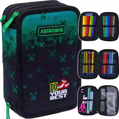 Immagine prodotto di Astuccio Jumbo a tre lembi con accessori Do Your Best AstraBag Astra