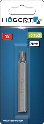 Produktbild von Hogert Technik Schrauberbit HT1S852 75mm Blisterpack 60g