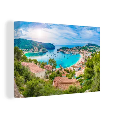 Zdjęcie produktu dla OneMillionCanvasses® - Obraz na płótnie - 150x100 cm, Plaża - Morze - Majorka - Hiszpania, grafika ścienna, dekoracja ścienna