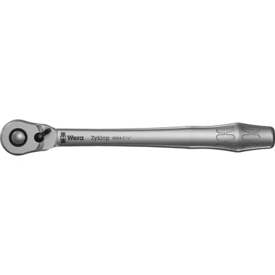 Obrázek produktu pro Wera 8004 B, Nástrčkový klíč, 1 kusů, Chrom, CE, Rukojeť ráčny, 3/8"