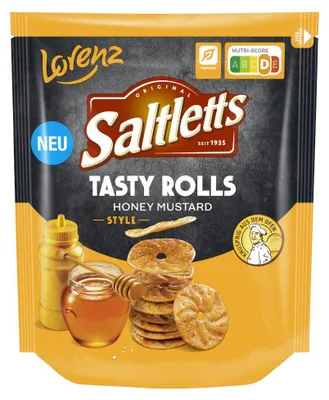 Zdjęcie produktu dla Saltletts 311369 Saltletts Tasty Rolls Honey & Mustard Style Chips 130,0 g