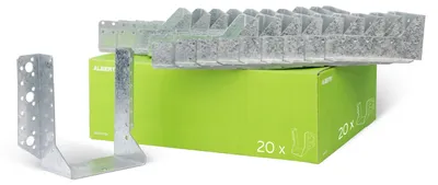 Produktbild von Alberts Balkenschuh | Typ A, Handwerkerpack | sendzimirverzinkt | 120 x 160 mm | 20er Set