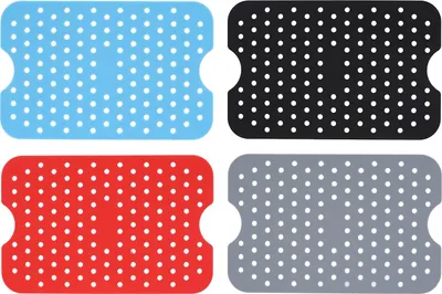 4pcs wiederverwendbares Silikon -Fritteuse -Liner mit hoher Hitzewiderstand mit Kochtisch