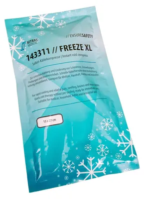 Obrázok produktu pre NITRAS MEDICAL 143311 NITRAS MEDICAL Kühlpad FREEZE XL 143311 blau 15,0 x 27,0 cm, 1 St.