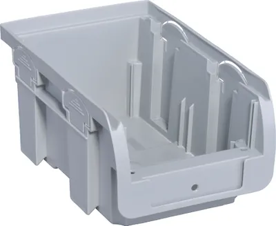 Produktbild von allit Sichtlagerkasten ProfiPlus Compact 2 aus PP grau